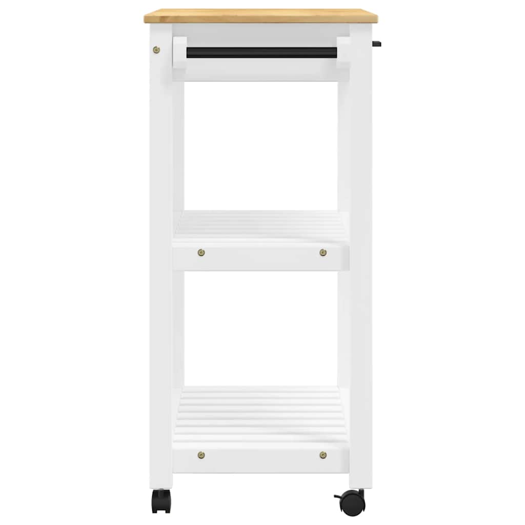 Kitchen Trolley "MONZA" 84x40x88,5 cm Solid Wood Pine