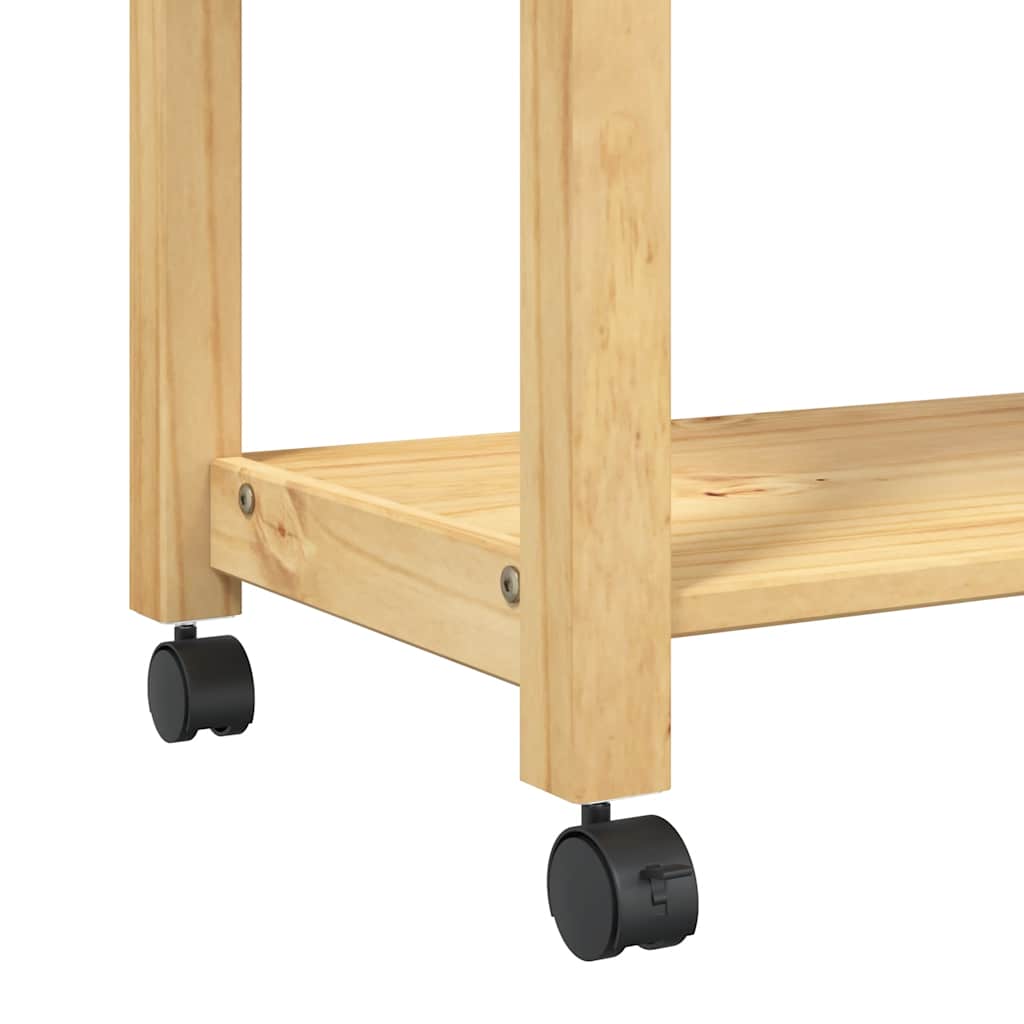 Kitchen Trolley "MONZA" 84x40x88,5 cm Solid Wood Pine