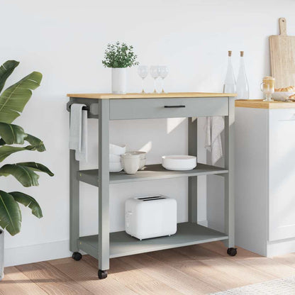 Kitchen Trolley "MONZA" 84x40x88,5 cm Solid Wood Pine