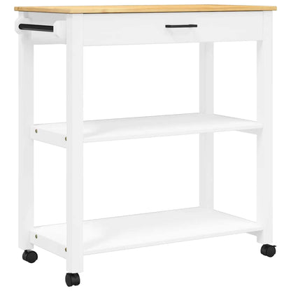 Kitchen Trolley "MONZA" 84x40x88,5 cm Solid Wood Pine