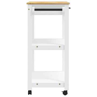 Kitchen Trolley "MONZA" 84x40x88,5 cm Solid Wood Pine