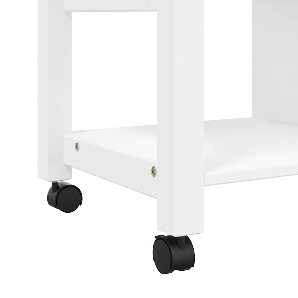 Kitchen Trolley MONZA 33.1"x15.7"x34.8" Solid Wood Pine