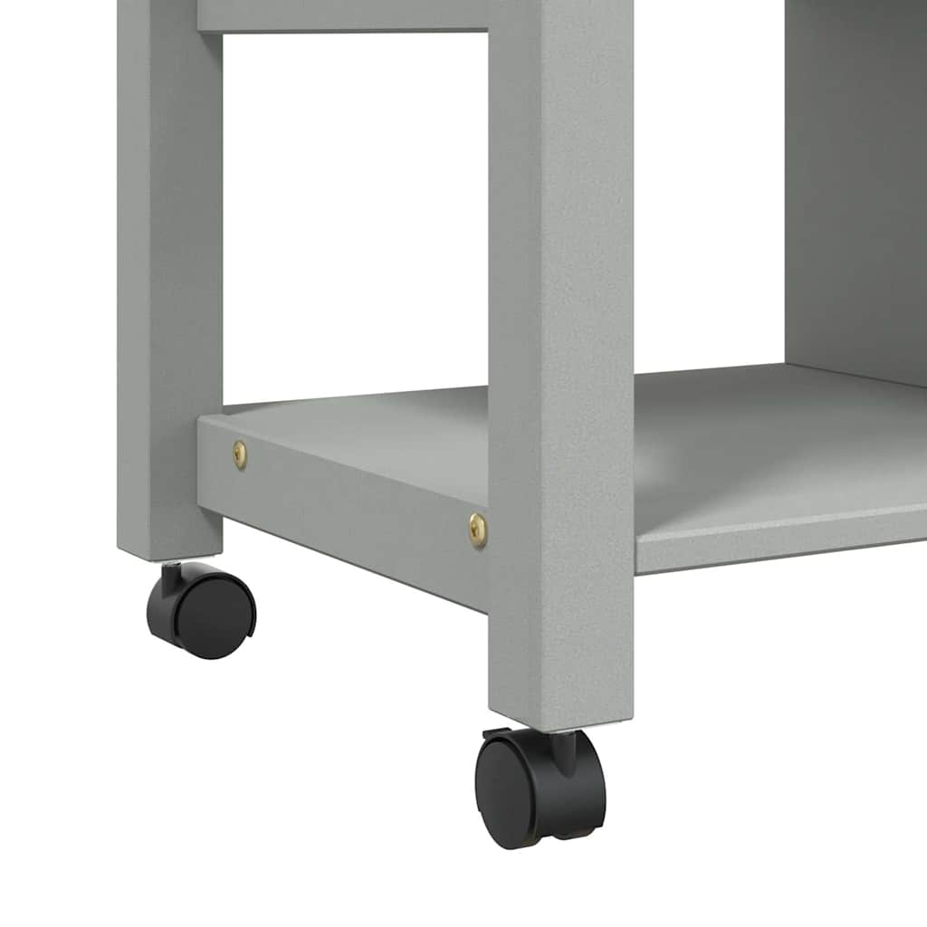 Kitchen Trolley MONZA 33.1"x15.7"x34.8" Solid Wood Pine