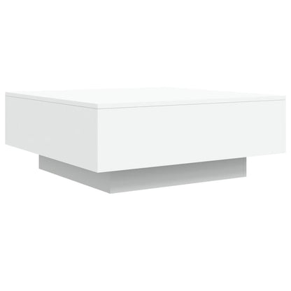 Coffee Table White Engineered wood 31.5 in x 31.5 in x 12.2 in