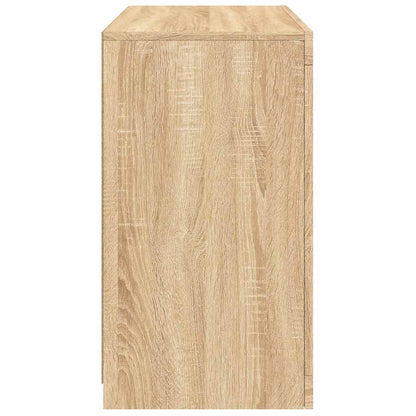 Sideboard with LED Lights Sonoma Oak 60.5x37x67 cm