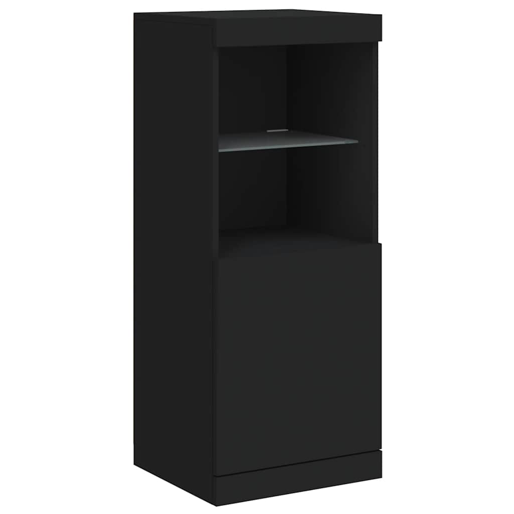 Sideboard | Black | Engineered wood, Glass | Medium | Sideboard