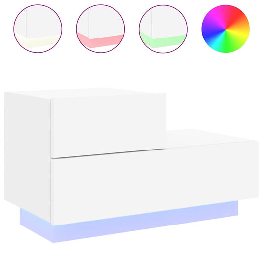 Bedside Cabinet | White | Engineered wood | Medium | Bedside Cabinet