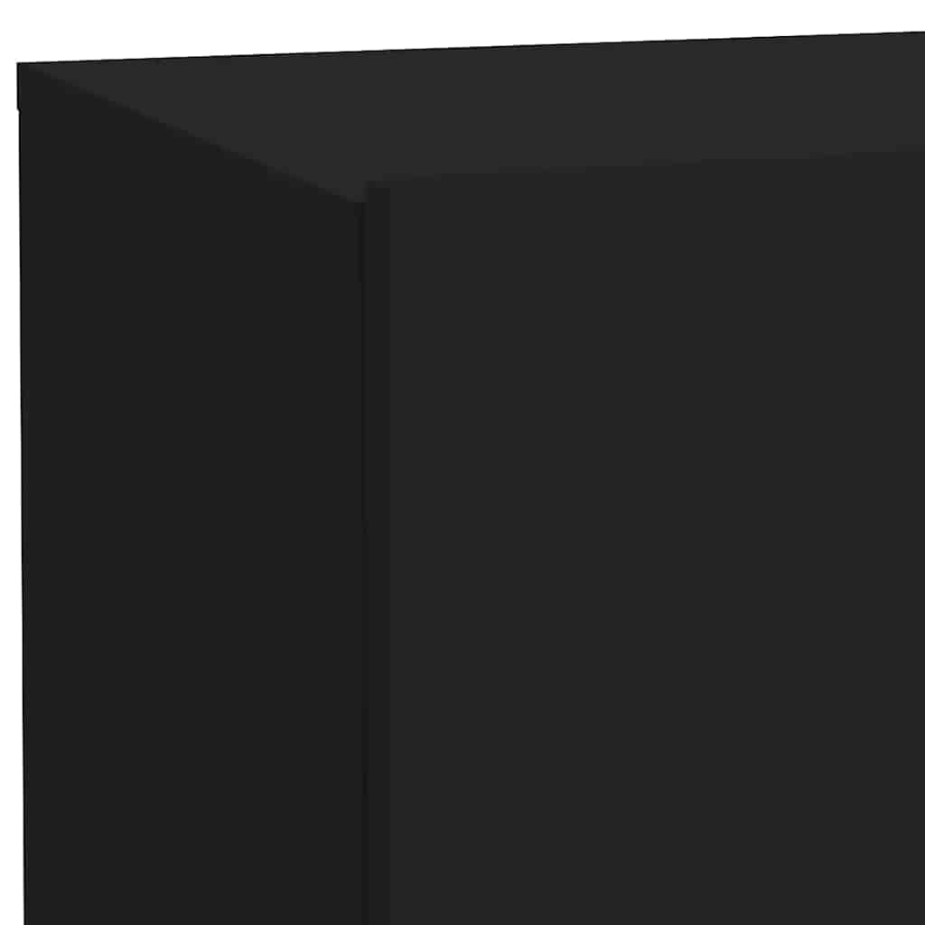 Bedside Cabinet | Black | Engineered wood | Bedside Cabinet | Rectangular