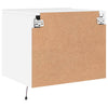 Wall-mounted Bedside Cabinets with LED Lights 2 pcs White