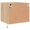 Wall-mounted Bedside Cabinets with LED Lights 2 pcs Sonoma Oak