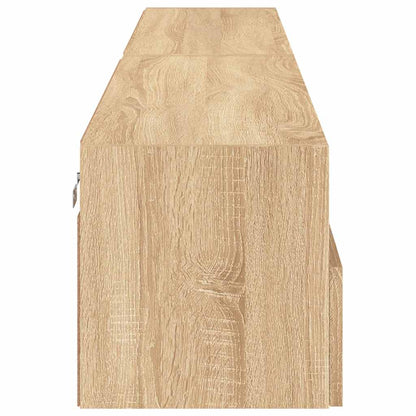 TV Wall Cabinet | Set of 2 | Sonoma oak | Engineered wood | Medium