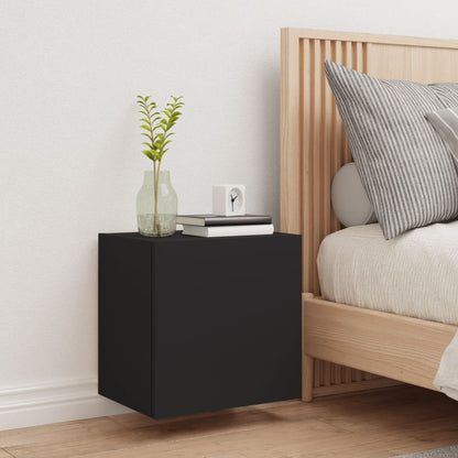 TV Wall Cabinet Black 40.5x30x40 cm Engineered Wood