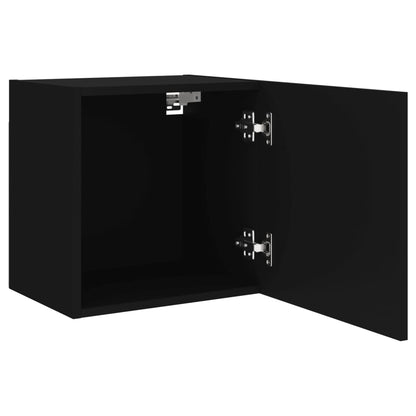 TV Wall Cabinet Black 40.5x30x40 cm Engineered Wood