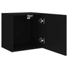 TV Wall Cabinet Black 40.5x30x40 cm Engineered Wood