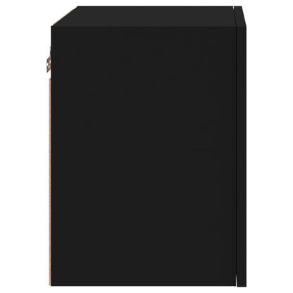 TV Wall Cabinet Black 40.5x30x40 cm Engineered Wood