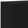 TV Wall Cabinet Black 40.5x30x40 cm Engineered Wood
