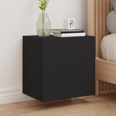 TV Wall Cabinet Black 40.5x30x40 cm Engineered Wood