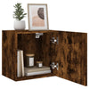 TV Wall Cabinets 2 pcs Smoked Oak 40.5x30x40 cm Engineered Wood