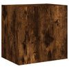 TV Wall Cabinets 2 pcs Smoked Oak 40.5x30x40 cm Engineered Wood
