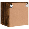 TV Wall Cabinets 2 pcs Smoked Oak 40.5x30x40 cm Engineered Wood