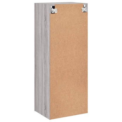 TV Wall Cabinet Grey Sonoma 40.5x30x102 cm Engineered Wood