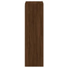 TV Wall Cabinet Brown Oak 40.5x30x102 cm Engineered Wood