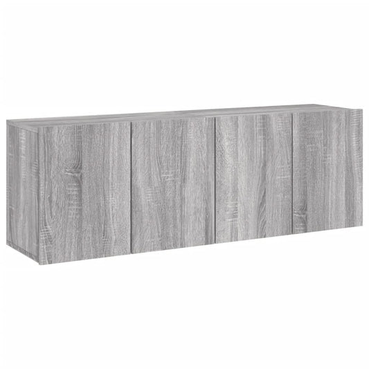 TV Cabinets Wall-mounted 2 pcs Grey Sonoma 60x30x41 cm