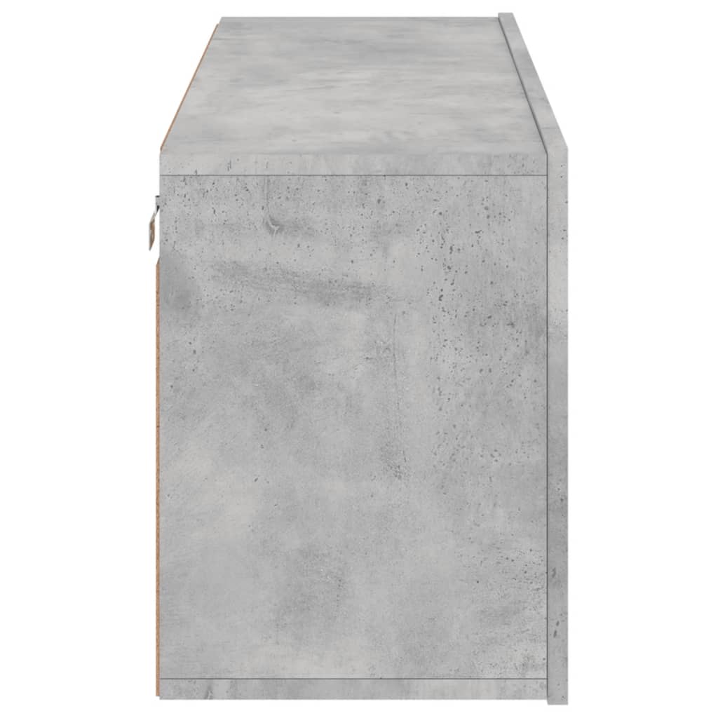 vidaXL TV Cabinet Concrete Grey Engineered Wood