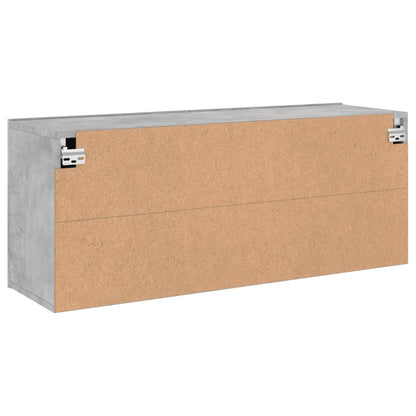 vidaXL TV Cabinet Concrete Grey Engineered Wood