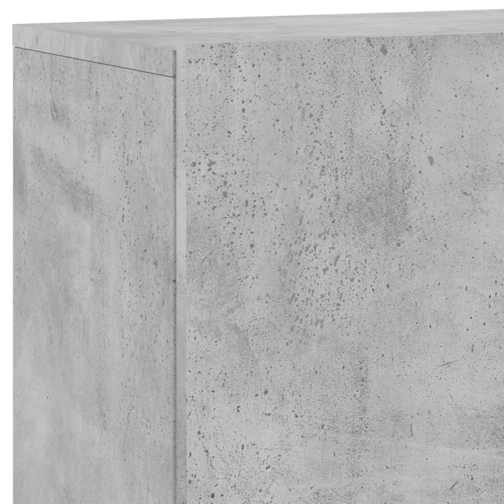 vidaXL TV Cabinet Concrete Grey Engineered Wood