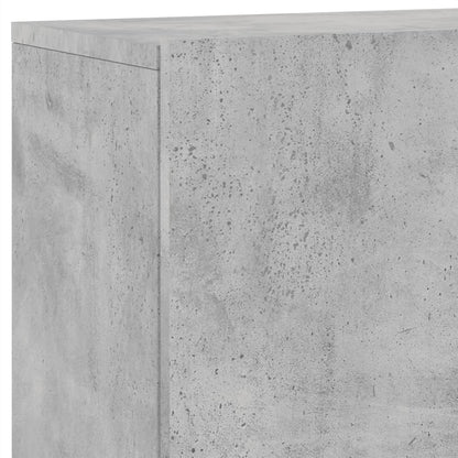 vidaXL TV Cabinet Concrete Grey Engineered Wood