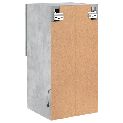 TV Cabinets with LED Lights 2 pcs Concrete Grey 30.5x30x60 cm
