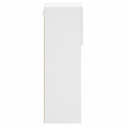 TV Cabinet | White | Engineered wood, glass | 30.5x30x90 cm | TV Cabinet