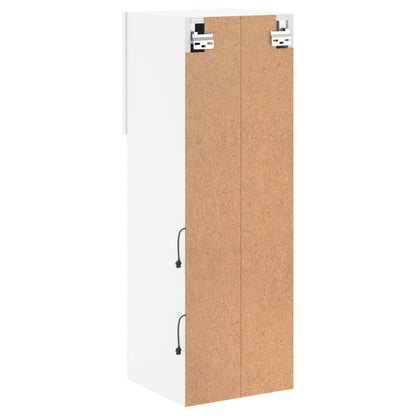 TV Cabinet | White | Engineered wood, glass | 30.5x30x90 cm | TV Cabinet
