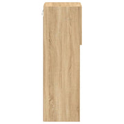 TV Cabinet with LED Lights Sonoma Oak 30.5x30x90 cm