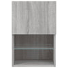 TV Cabinets with LED Lights 2 pcs Grey Sonoma 40.5x30x60 cm