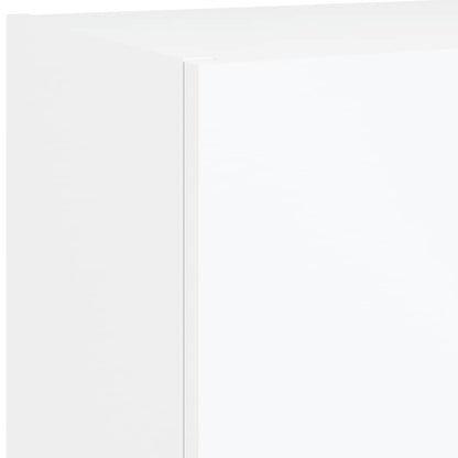 2 Piece TV Cabinet Set with LED Lights White 40,5x30x90 cm