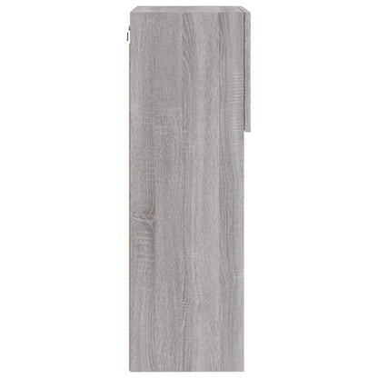 TV Cabinets with LED Lights 2 pcs Grey Sonoma 40.5x30x90 cm