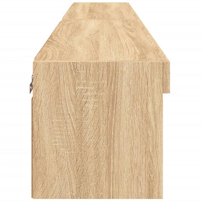 TV Cabinets with LED Lights 2 pcs Sonoma Oak 80x30x30 cm