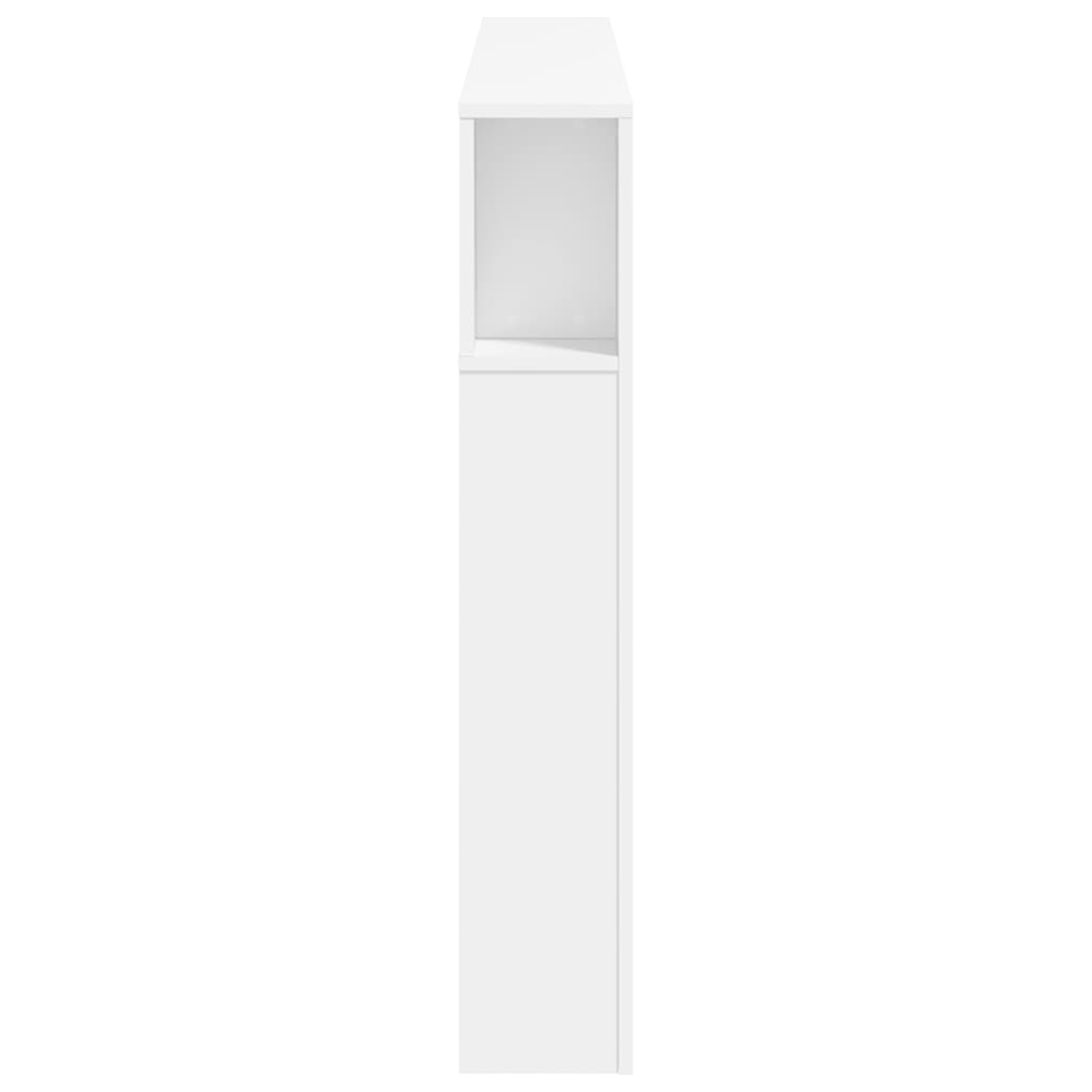 LED Headboard White 160x18,5x103,5 cm Engineered Wood