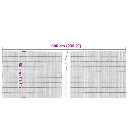Garden Fence 600x80 cm Reed