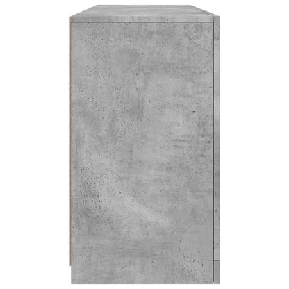 Sideboard | Concrete grey | Engineered wood, glass | Medium | Sideboard