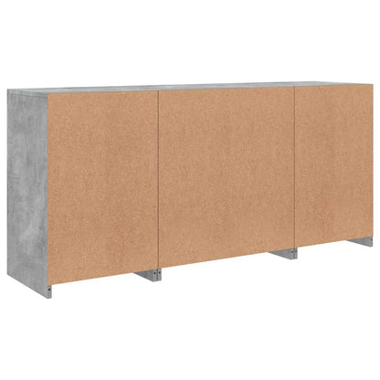 Sideboard | Concrete grey | Engineered wood, glass | Medium | Sideboard