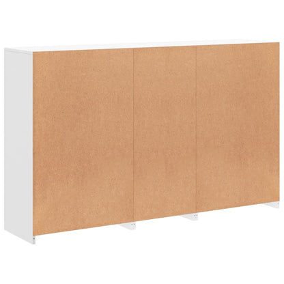 Sideboard with LED Lights White 162x37x100 cm