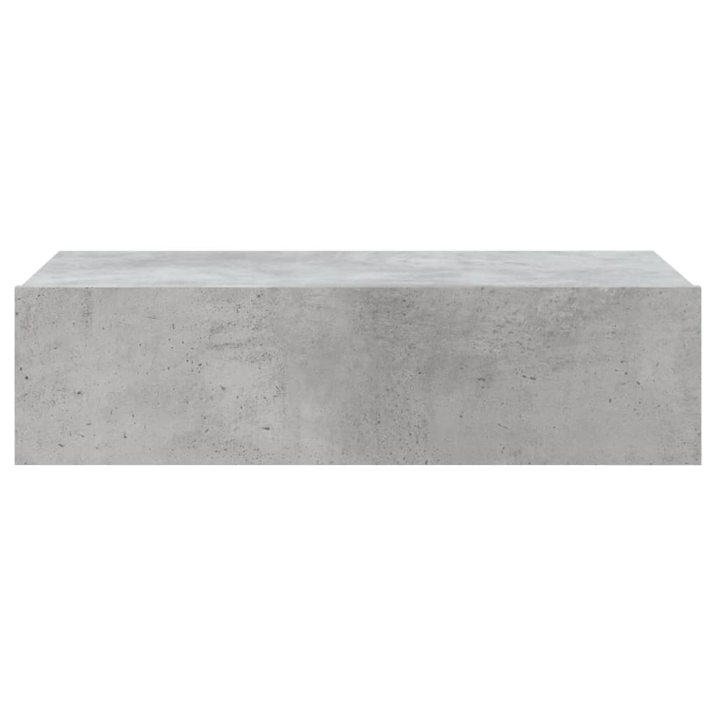 TV Cabinet with LED Lights Concrete Grey 60x35x15.5 cm