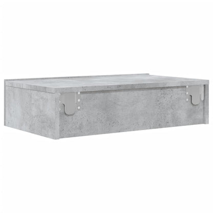 TV Cabinet with LED Lights Concrete Grey 60x35x15.5 cm