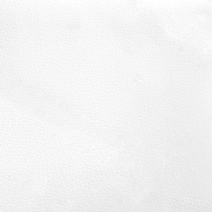 Bed Frame "Dover" White 53.9"x74.8" Faux Leather