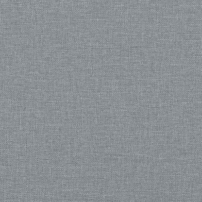 Bed Frame "Dover" Light Grey 90x190 cm Single Fabric