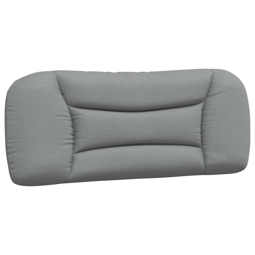 Headboard Cushion "Hvar" Light Gray 39.4" Fabric