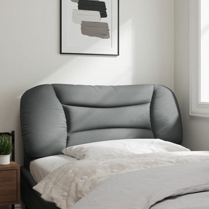Headboard Cushion "Hvar" Light Gray 39.4" Fabric
